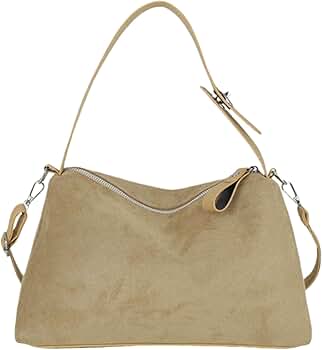 バッグ velour shoulder bag with long stole Women Suede Tote Bag Vintage Velvet Crossbody Bag 2025